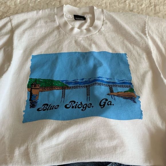 Vintage screen stars T-shirt blue ridge Ga - Picture 4 of 8